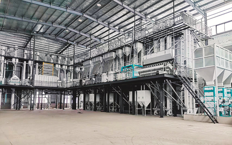 complete set of rice milling equipment