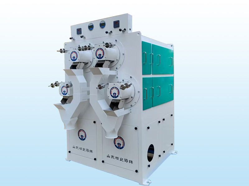 Horizontal rice mill